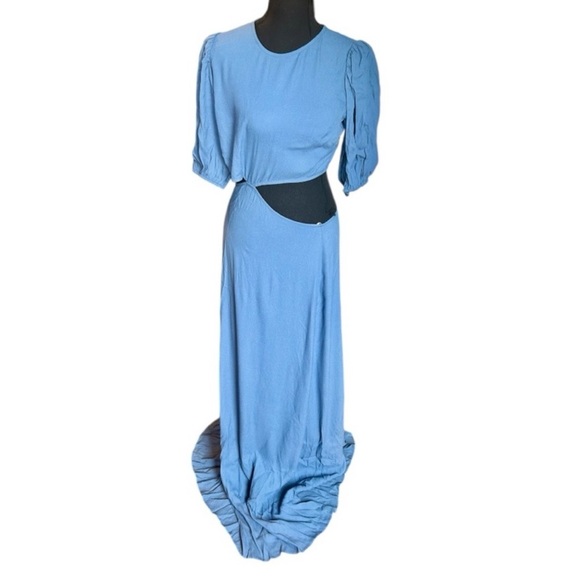Reformation Tory Maxi Dress in Morning Glory Cut-Out Maxi Dress - Picture 2 of 6
